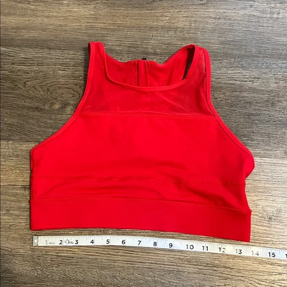 ZYIA Active All Star One More Rep Red Sports Bra - Picture 7 of 10